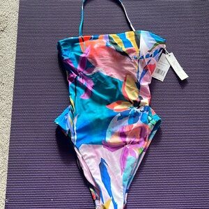 One piece bathing suit.